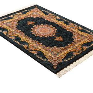 Hand-Knotted Shahnavaz Imperial Night Persian Silk Rug (4’11” × 6’10”)