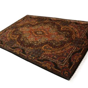 Hand-Knotted Anahita’s Radiance Persian Silk Rug (6’11” × 10’1”)